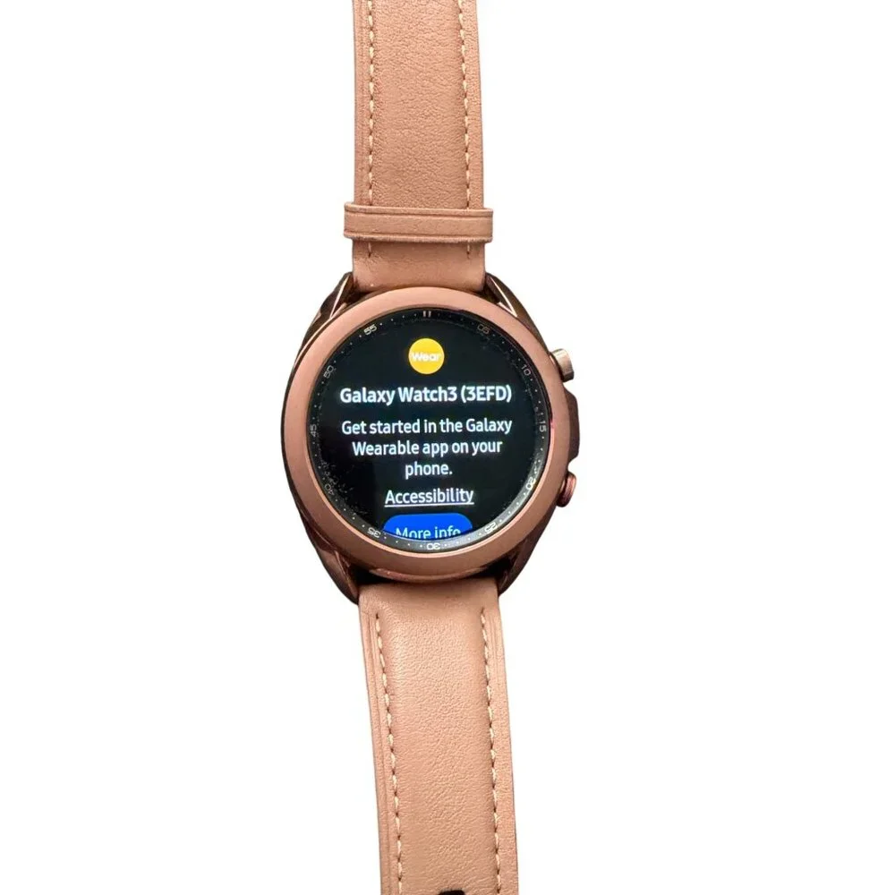 Samsung Galaxy Watch3 (41mm) Bluetooth Smartwatch With Leather Strap